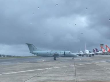 AERONAVES DA FAB E PRF TRANSPORTAM CORAÇÃO PARA TRANSPLANTE DE PATO BRANCO PARA SÃO PAULO