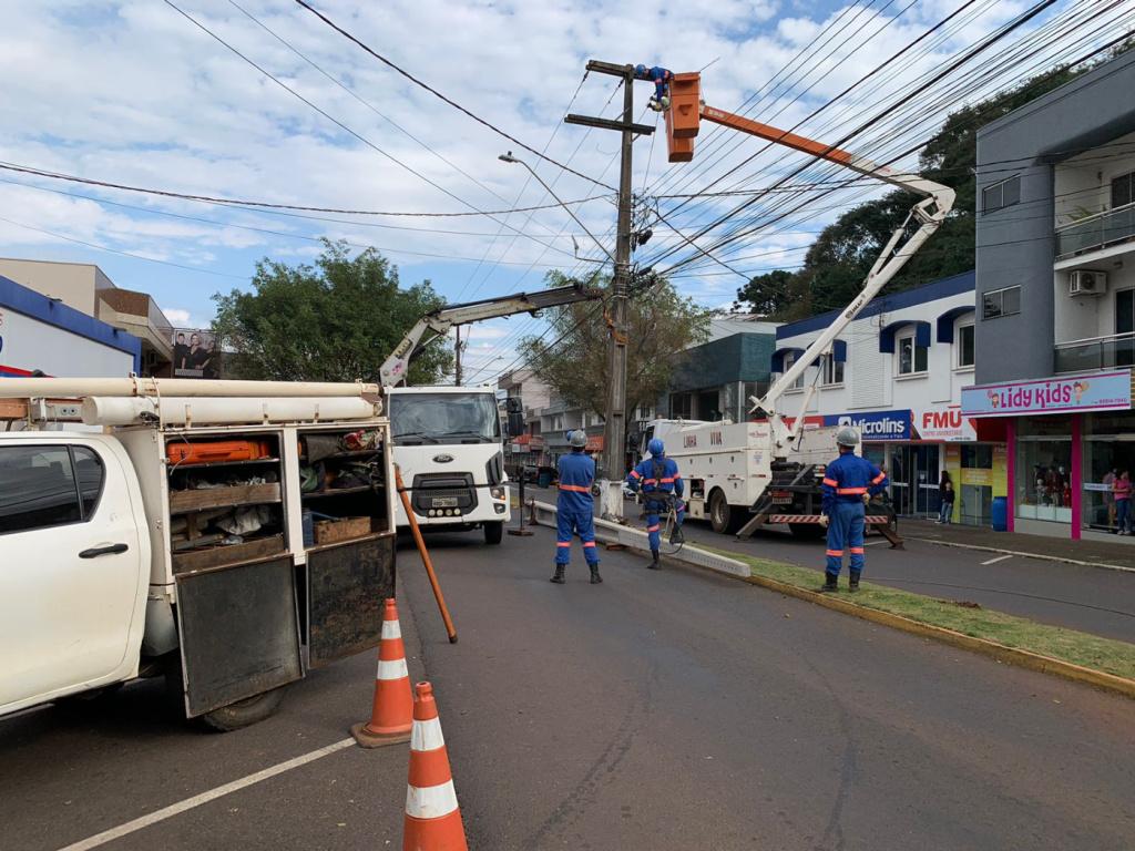 Associação empresarial de DV notifica a Copel por manutenção realizada na manhã de sábado