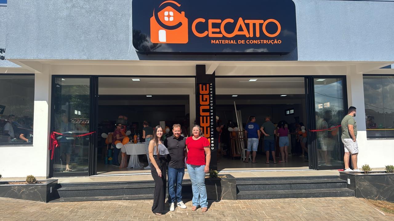 De São Jorge do Oeste para o sucesso: a trajetória do engenheiro Ronaldo Cecatto e a inauguração da sua nova loja
