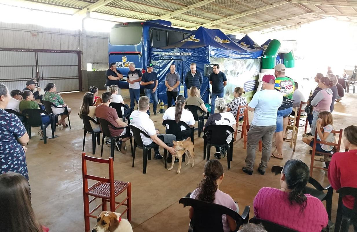 Deputado Luís Corti garante Castra Pet em Chopinzinho com mais de 120 castrações gratuitas