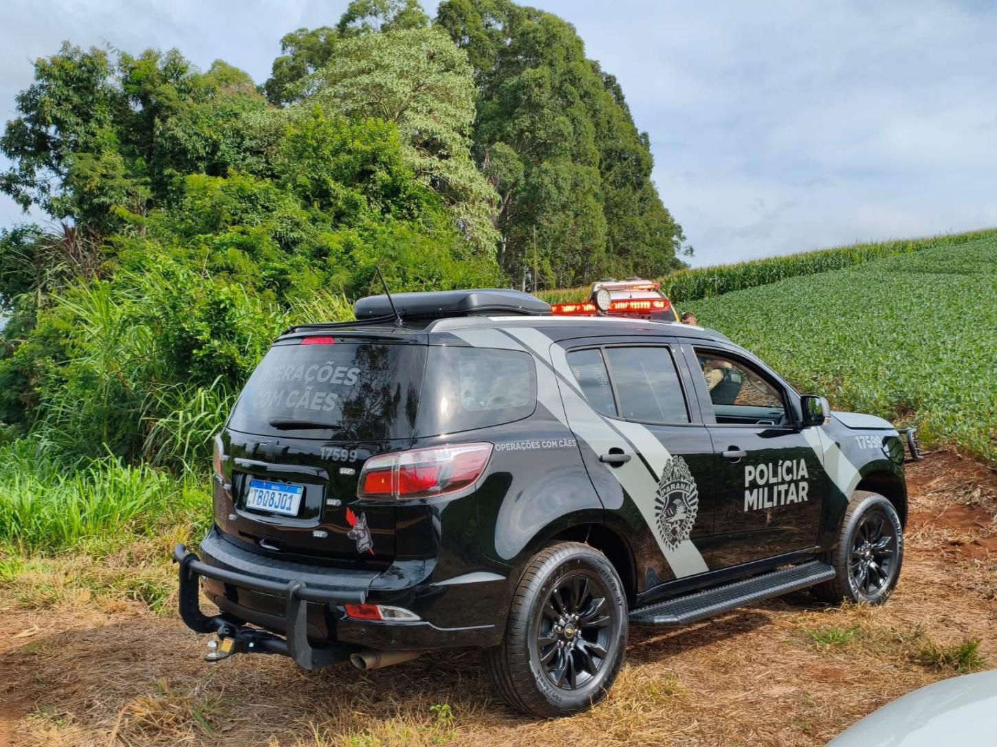 Fuga em área rural mobiliza equipes policiais entre Verê e São João