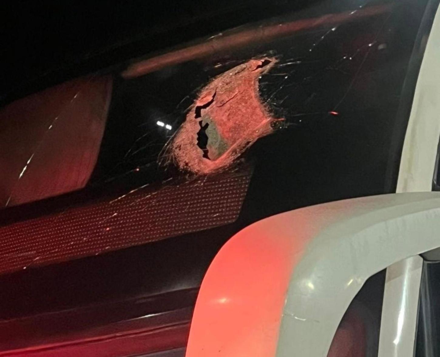 Passageiro morre após objeto atingir ônibus na BR 277 em Candói