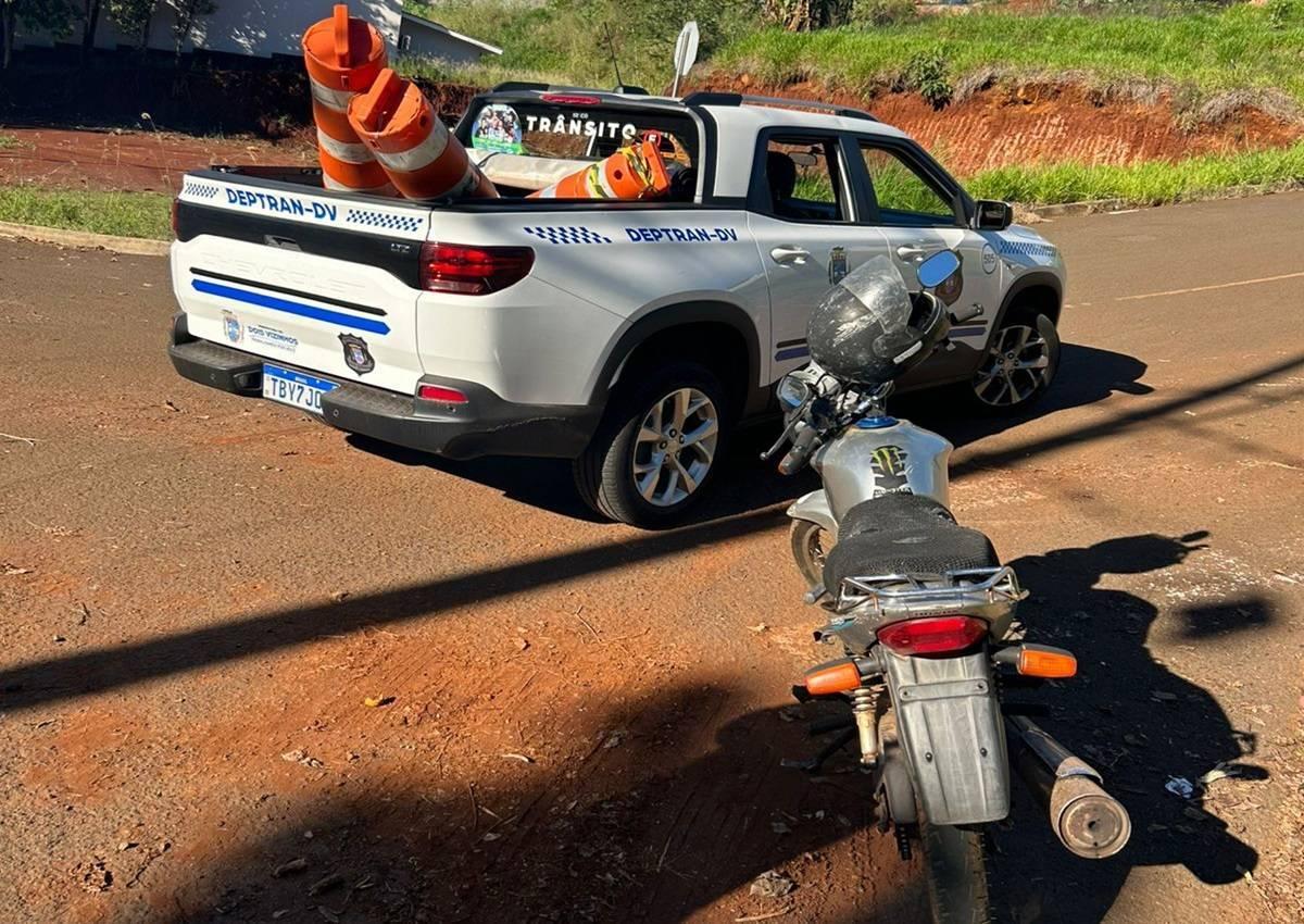 Motocicleta com R$ 10 mil em débitos é apreendida em Dois Vizinhos
